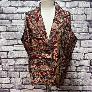 Chico's NWT Button Down Sleeveless Vest Size XL